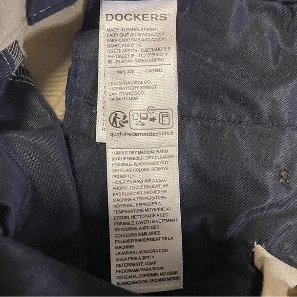 Dockers Comfort Khaki Men’s Comfort Waistband Relaxed Fit Pleated Pants 40X32 - Picture 14 of 14